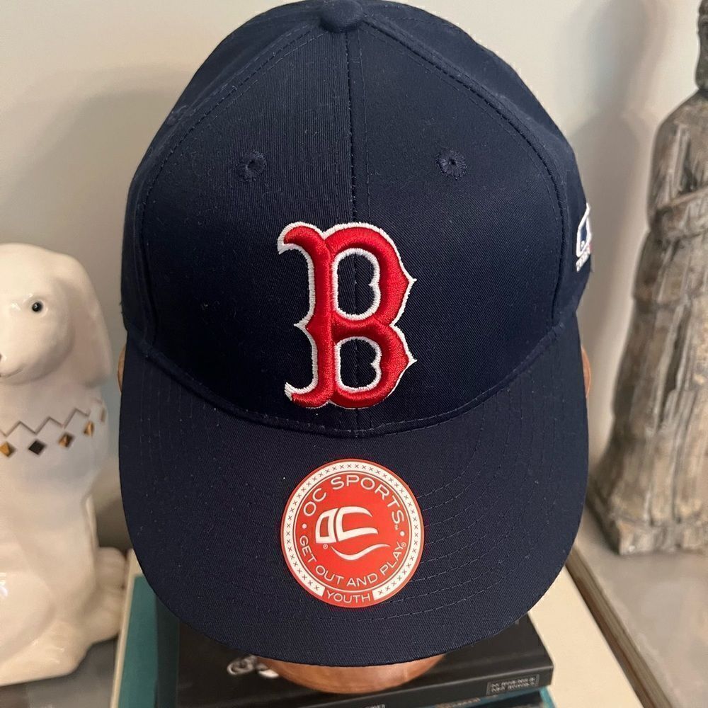 New Boston Red Sox O.C. Sports Team MLB youth adjustable hat.